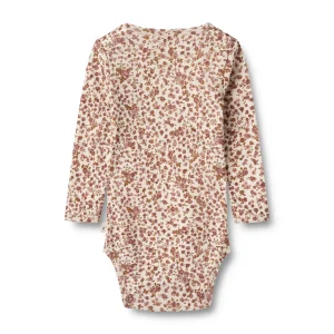 Wollen romper Lucca- Rozenbloemen