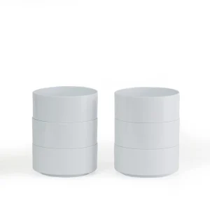 Heller Max Dinnerware│Bowls White Set/6│Vignelli