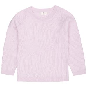 Merino wol classic rib blouse - Lavender