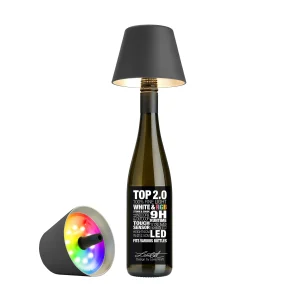 Sompex Top 2.0 Oplaadbare Flessenlamp | Antraciet